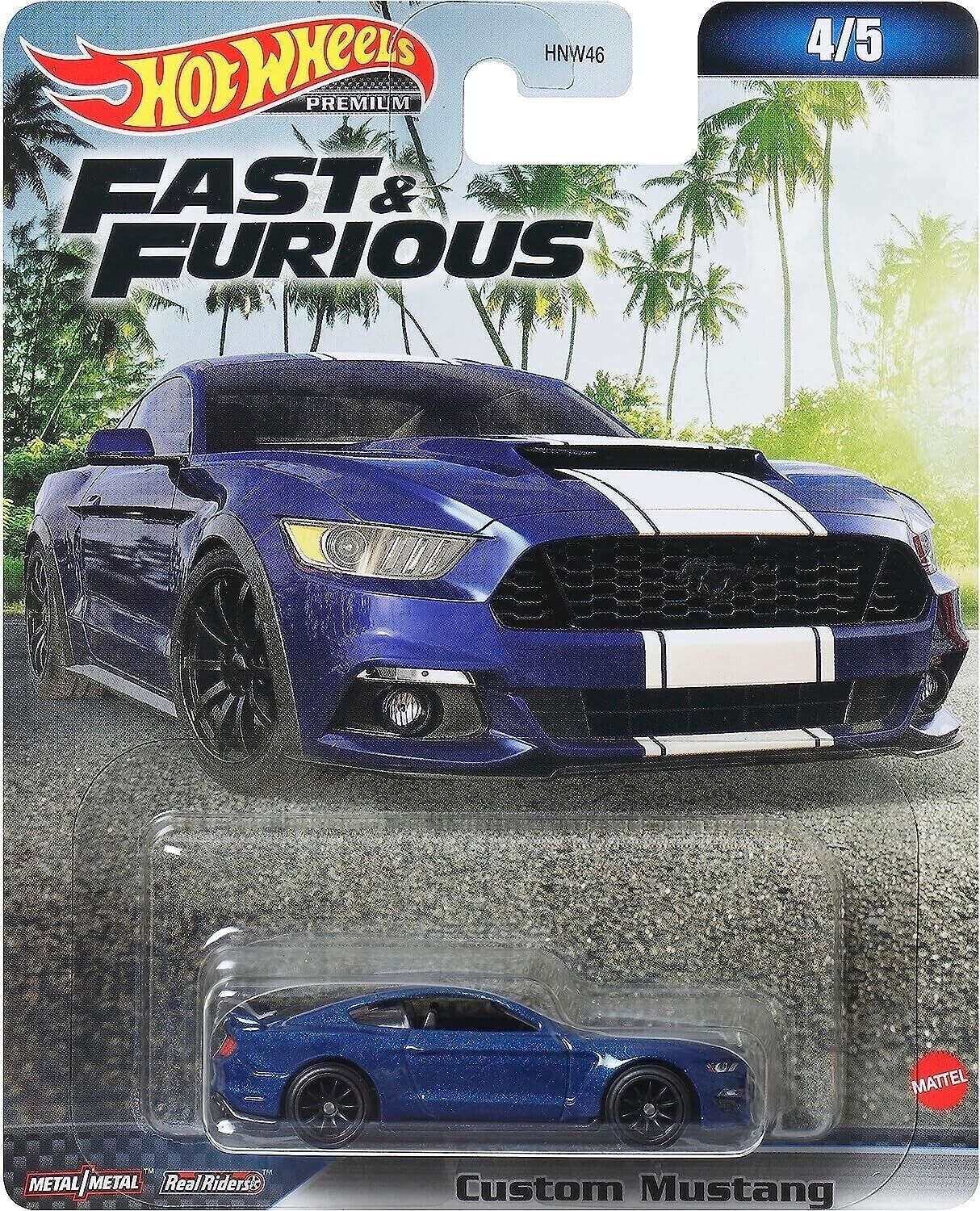 2023 Hot Wheels Fast & Furious C Case 5 Juego de coches Juguete de metal 1/64 Modelo de coche fundido a presión
