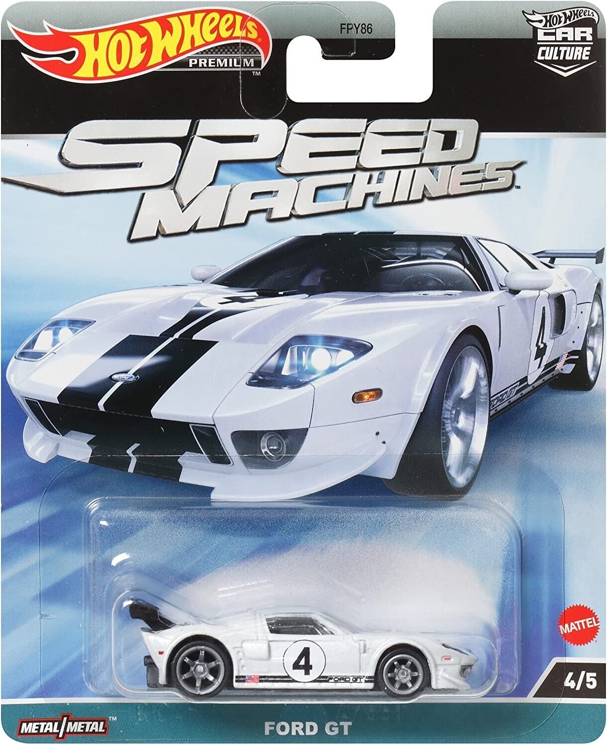 Hot Wheels 2023 Car Culture Speed Machine, un juego de 5 coches 1:64, juguetes de modelo de coche fundido a presión