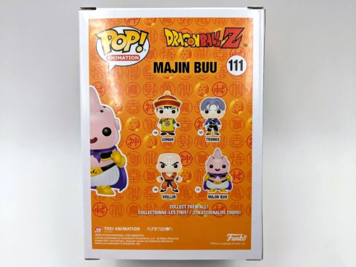 Funko Pop Animación Dragon Ball Z Majin Buu Figuras de vinilo Anime Juguetes # 111