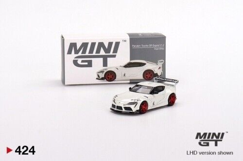 MINI GT Toyota GR Supra V1.0 Pandem escala 1:64 coches fundidos a presión modelo Juguetes