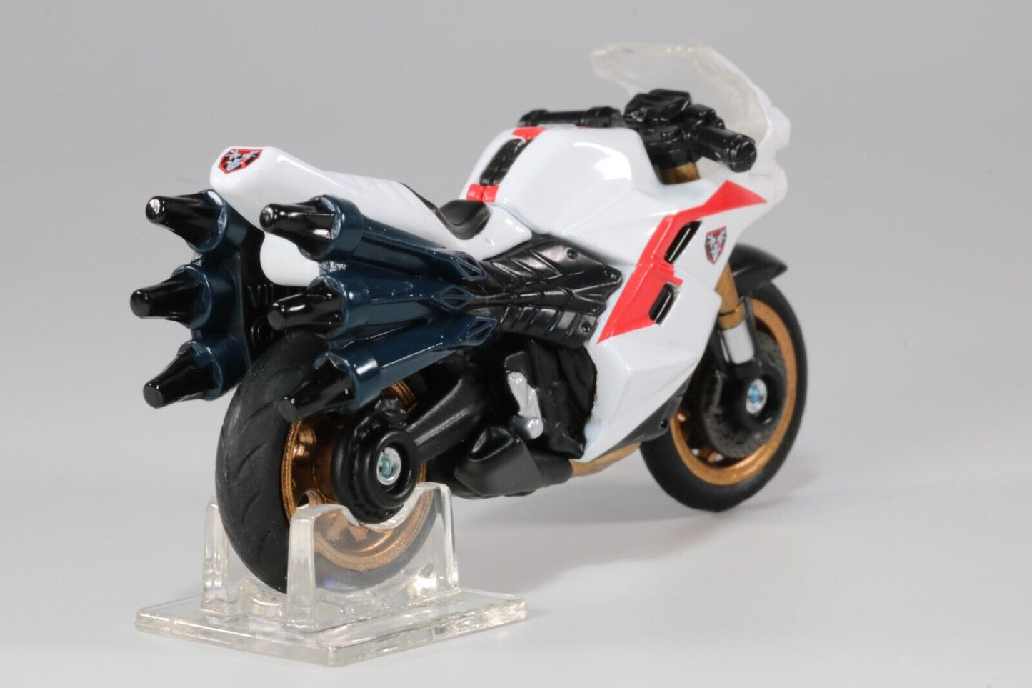 Tomica Shin Kamen Rider motocicleta ciclón 1:64 juguete de modelo de coche fundido a presión de Metal