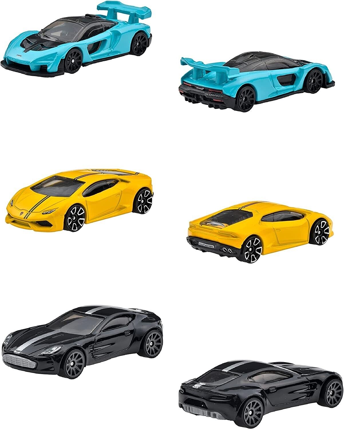 Hot Wheels 2022 International Super Car Set of 5 Cars 1:64 Scale Die-cast Car Model Toys