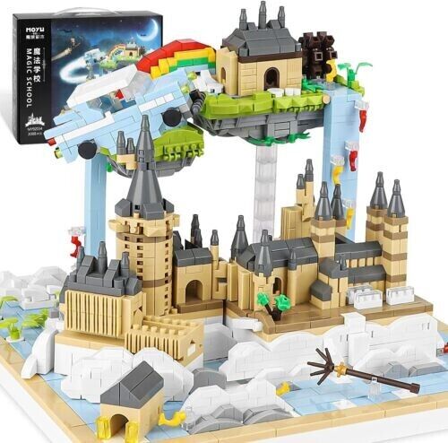 Moyu building Toy Magic School Castle Building Model Kit de bloques de construcción 3088 PCS