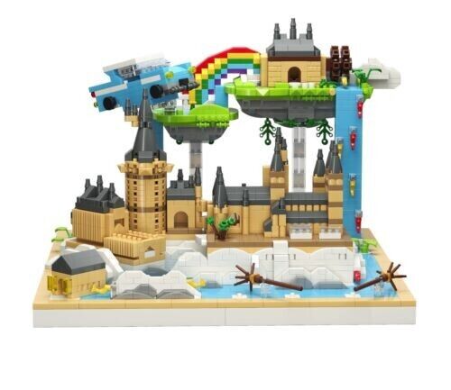 Moyu building Toy Magic School Castle Building Model Kit de bloques de construcción 3088 PCS