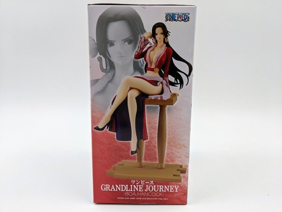 Banpresto One Piece Boa Hancock GRANDLINE JOURNEY Figuras de anime Estatua Juguetes