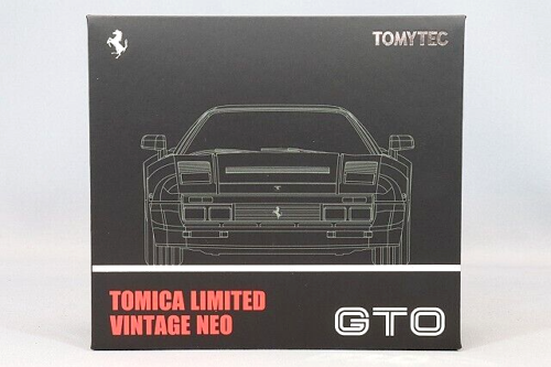 Tomytec Limited Vintage Ferrari GTO Black Metal Die-cast Car Model 1/64