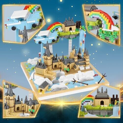 Moyu building Toy Magic School Castle Building Model Kit de bloques de construcción 3088 PCS