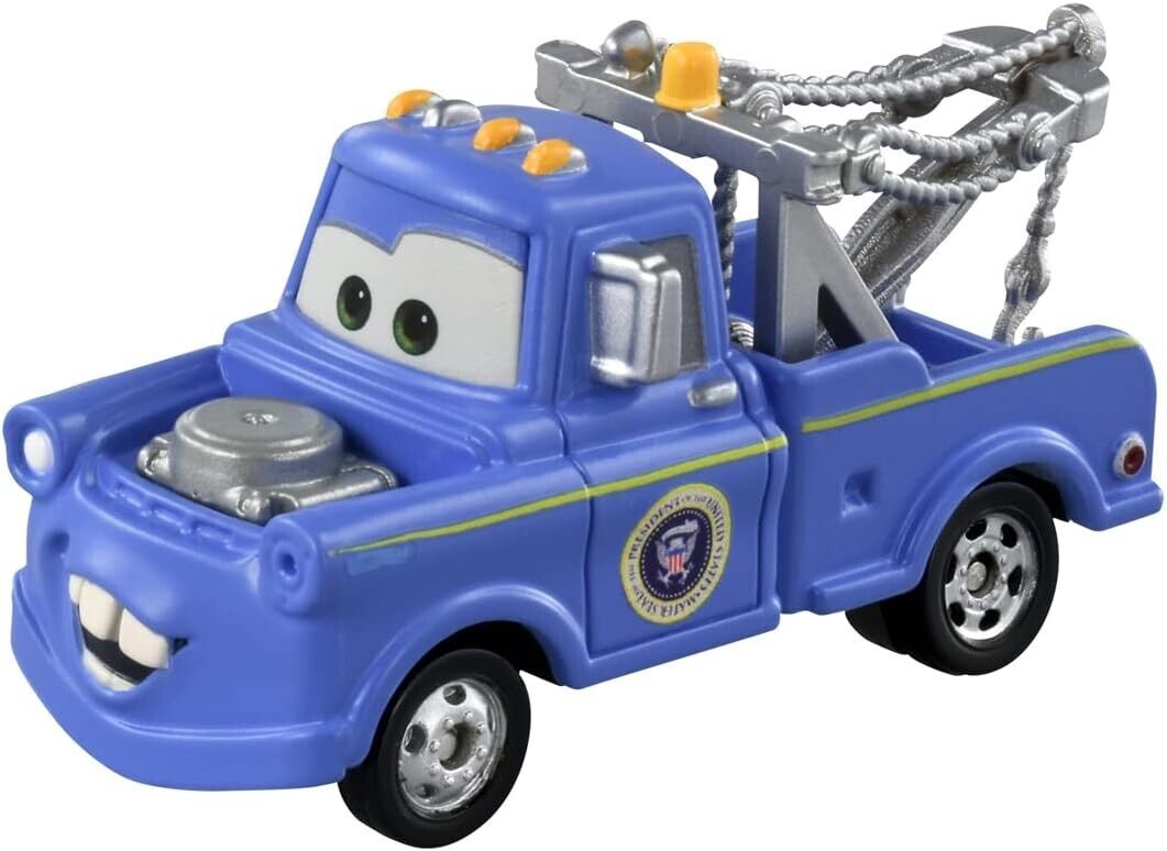 Tomica Disney Pixar Cars Mater President Type 1:64 Metal Die-cast Car Model Toy