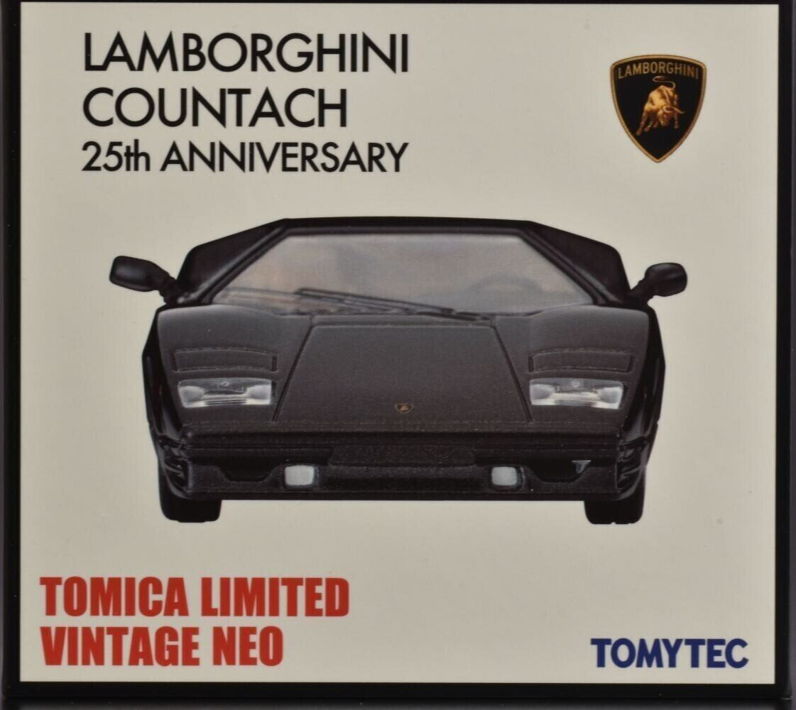 [Tomica Limited Vintage Neo 1/64] Lamborghini Countach 25th Anniversary Black