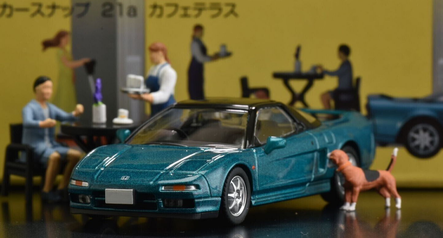 [Tomica Limited Vintage Diocolle 21A 1/64] Café en la acera Honda Nsx