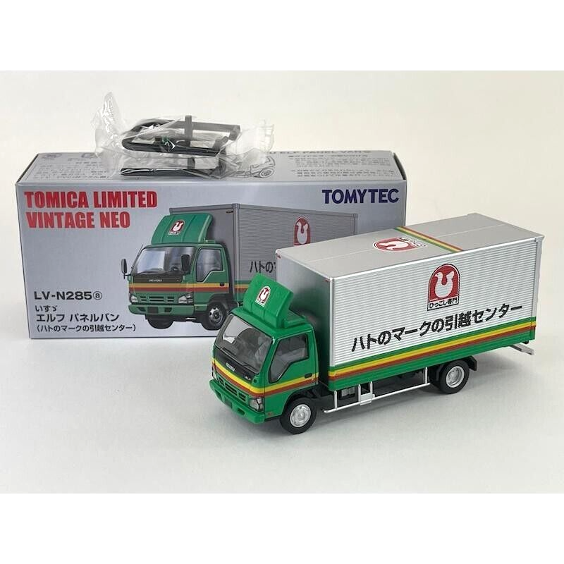 Tomytec Vintage Isuzu Elf Panel Van Camión de Reparto Japón Metal Die-cast Car 1/64