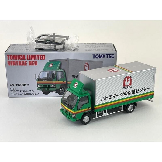 Tomytec Vintage Isuzu Elf Panel Van Delivery Truck Japan Metal Die-cast Car 1/64