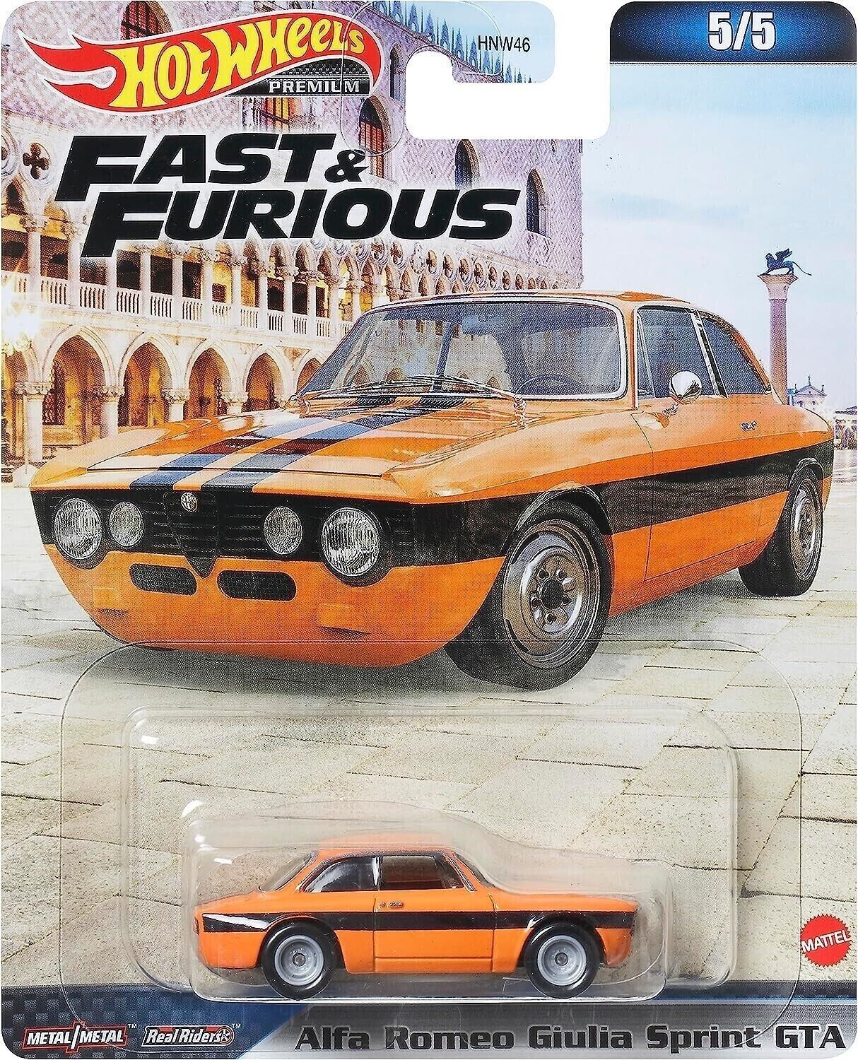 2023 Hot Wheels Fast & Furious C Case 5 Car Set Metal Toy 1/64 Die-cast Car Model