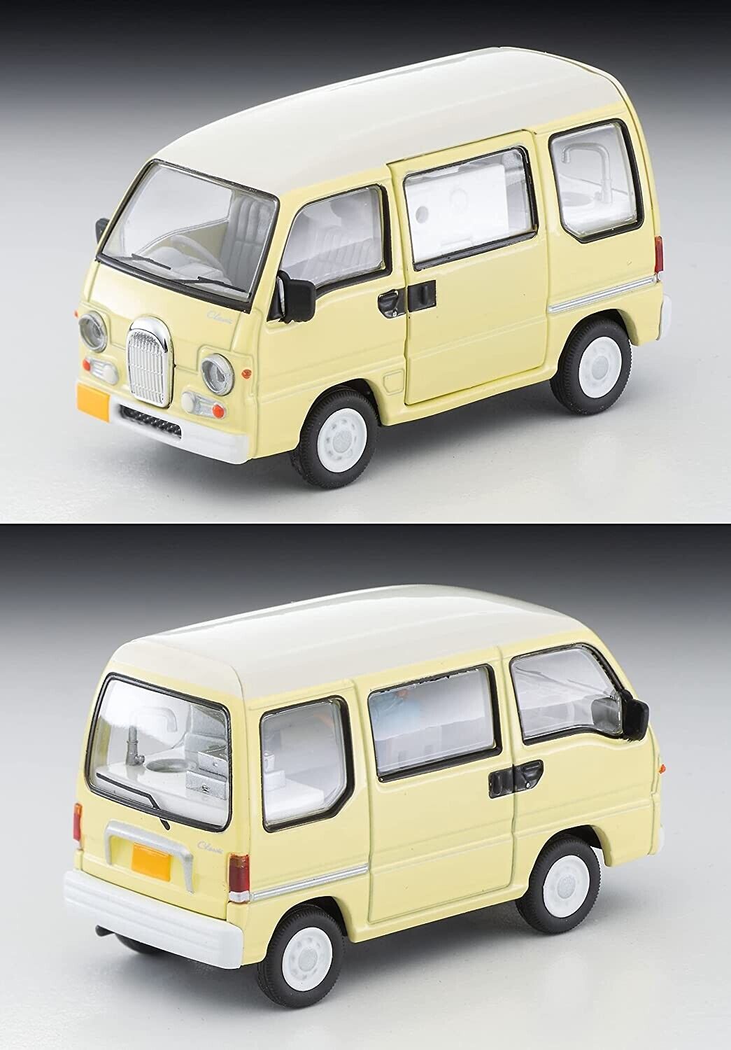 Tomytec Diorama Subaru Samber Food Van Crepe Shop Set 1:64 juguetes de modelo de coche fundido a presión