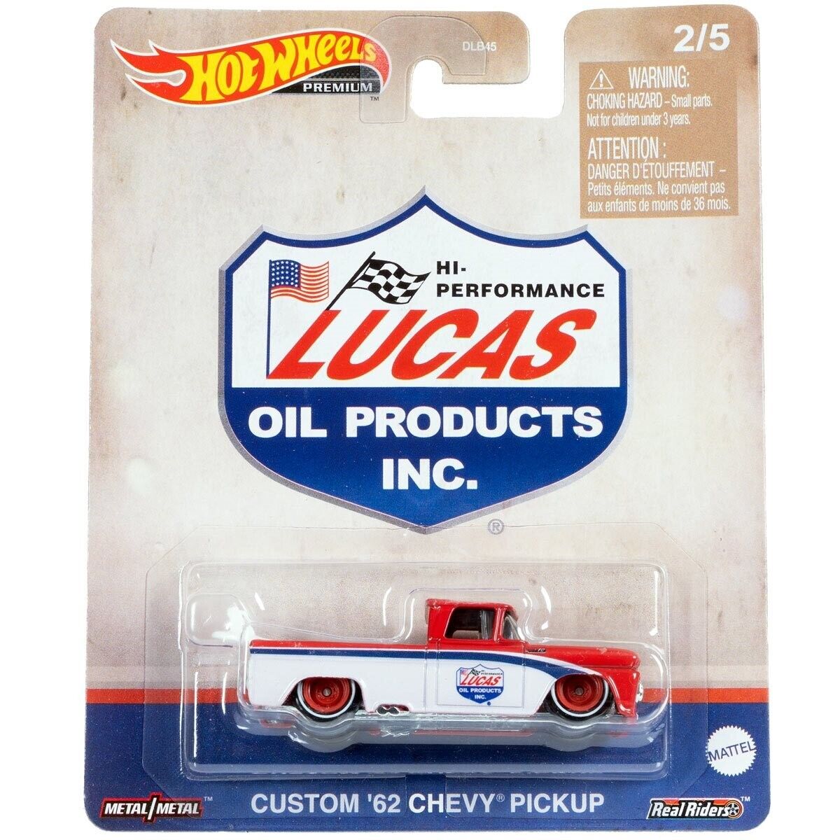 2023 Hot Wheels Pop Culture Lucas Oil U Case 5 Car Set Metal 1/64 Coche fundido a presión