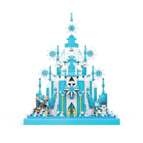 Moyu Building Toy Princess Frozen Ice Castle Building Model Building Block Kit 3386 PCS