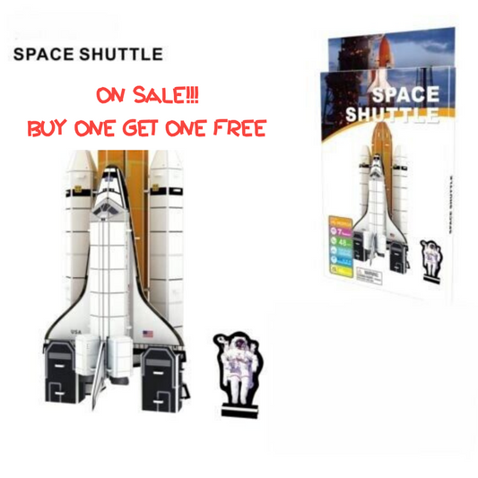 Outer Space NASA Space Shuttle USA 3D Jigsaw Puzzle DIY Model Set Toys 48 PCS