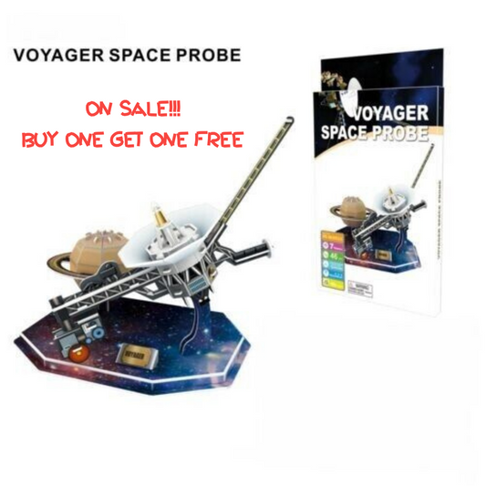 Espacio exterior Voyager Programa Espacial 3D Rompecabezas DIY Modelo Set Juguetes 46 PCS