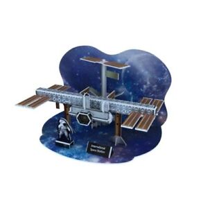 Espacio exterior Estación Espacial Internacional 3D Rompecabezas DIY Modelo Set 34 PCS