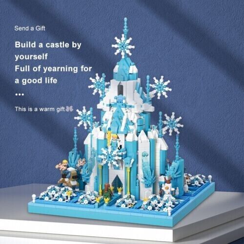 Moyu Building Toy Princess Frozen Ice Castle Building Model Building Block Kit 3386 PCS