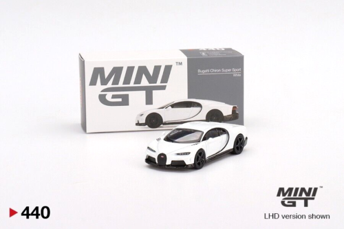 MINI GT Bugatti Chiron Super Sport escala 1:64 coches fundidos a presión modelo Juguetes