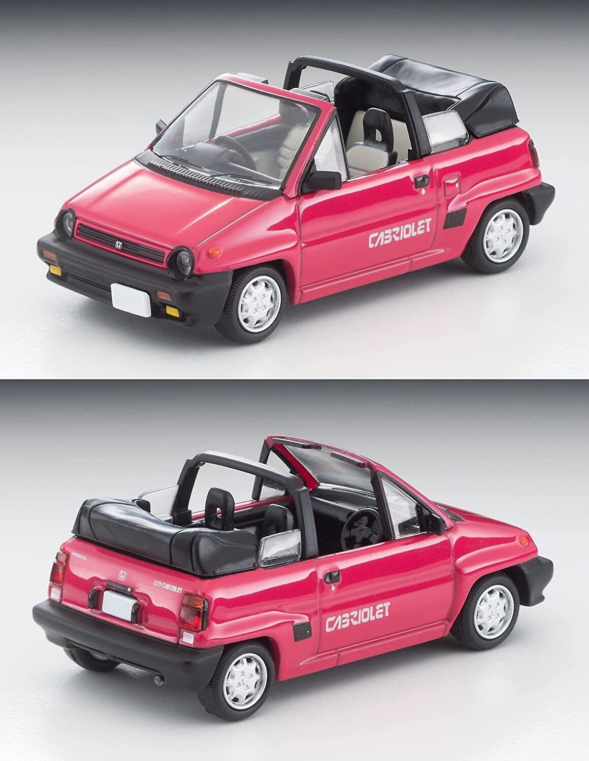 Tomytec Diocolle TV Show Crew Honda City Cabriolet Set 1:64 Modelo de coche fundido a presión