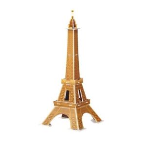 Famoso edificio de palabras Torre Eiffel de París Rompecabezas 3D Juego de modelos DIY 20 PCS