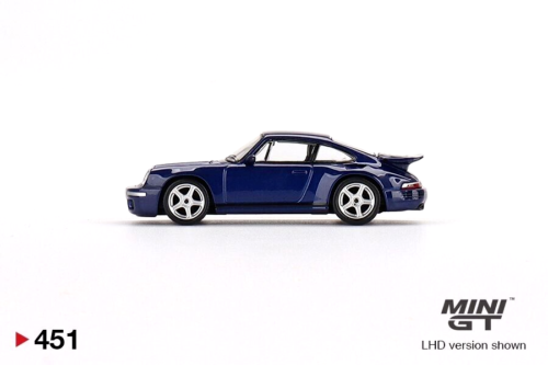 MINI GT RUF CTR aniversario azul oscuro escala 1:64 juguetes de modelo de coche fundido a presión