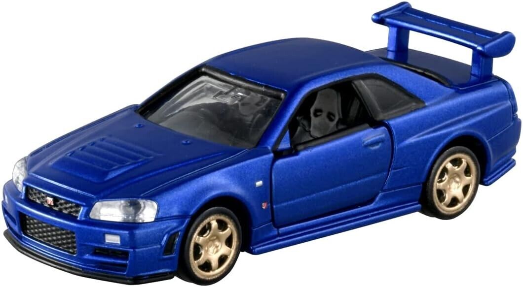 Tomica Rápido y Furioso x 1999 Nissan Skyline GT-R JDM Modelo de coche fundido a presión 1/64