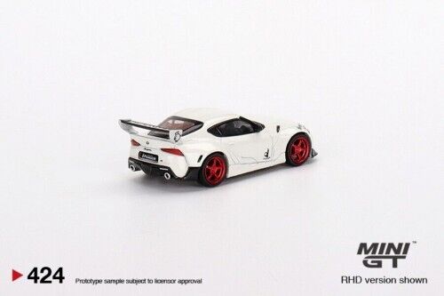 MINI GT Toyota GR Supra V1.0 Pandem escala 1:64 coches fundidos a presión modelo Juguetes