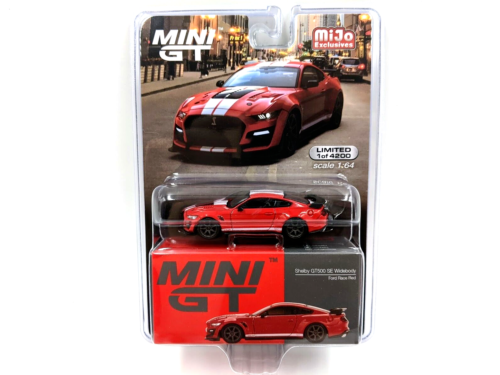 MINI GT Ford Shelby GT500 SE Widebody Race Red 1:64 Scale Die-cast Car Model Toys