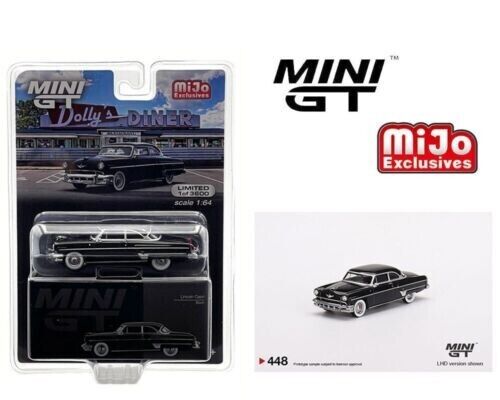 Mini GT 1954 Lincoln Capri Vintage coche clásico escala 1:64 juguetes de modelo de coche fundido a presión