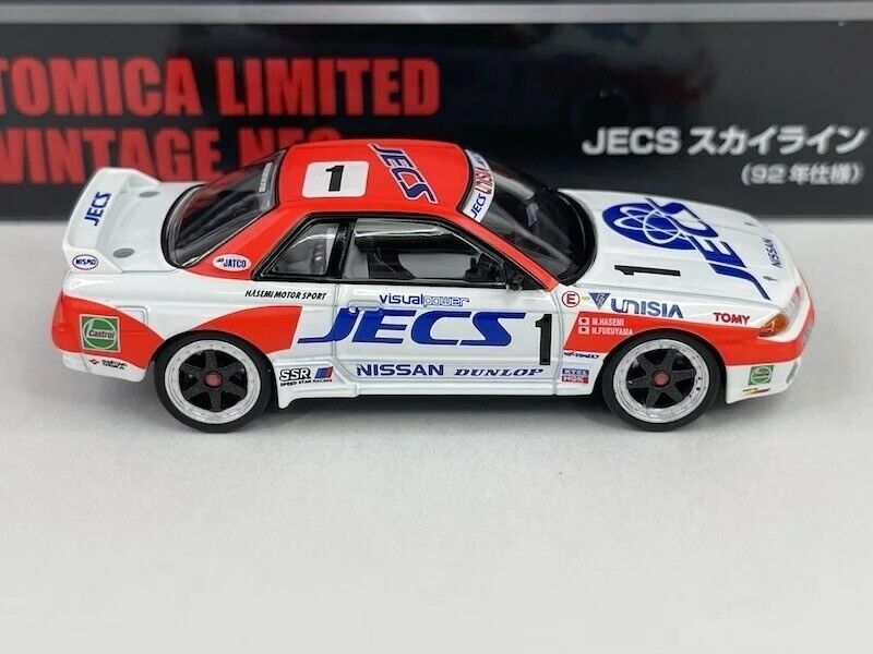 Tomytec Vintage Nissan Skyline R32 GT Unisia JECS JDM coche de Metal modelo 1/64