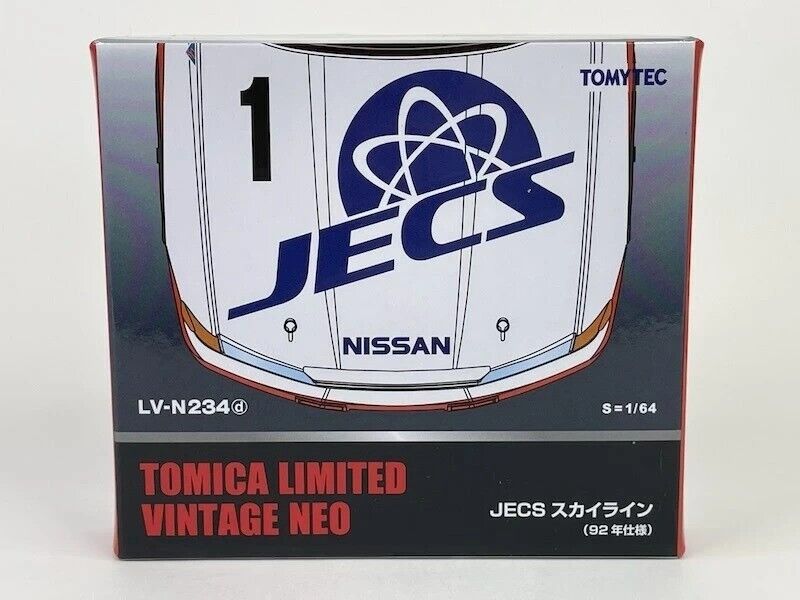 Tomytec Vintage Nissan Skyline R32 GT Unisia JECS JDM Metal Car Model 1/64