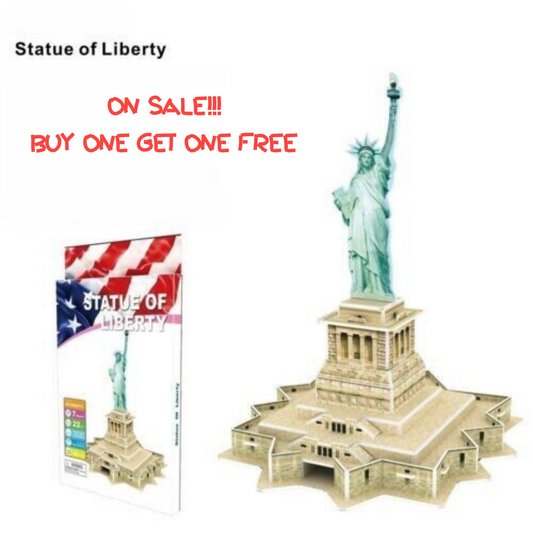 Word Famous 3D Jigsaw Puzzle Building Statue of Liberty DIY Model Set 22 PCS