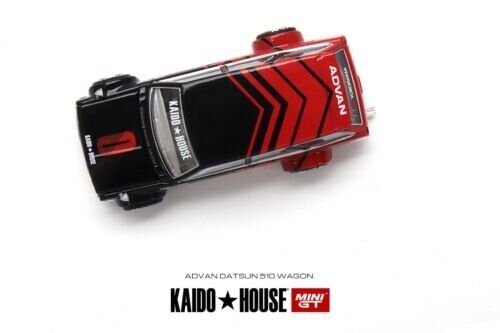 Mini GT KAIDO HOUSE Datsun Wagon ADVAN JDM 1:64 Die-cast Cars Model Toys