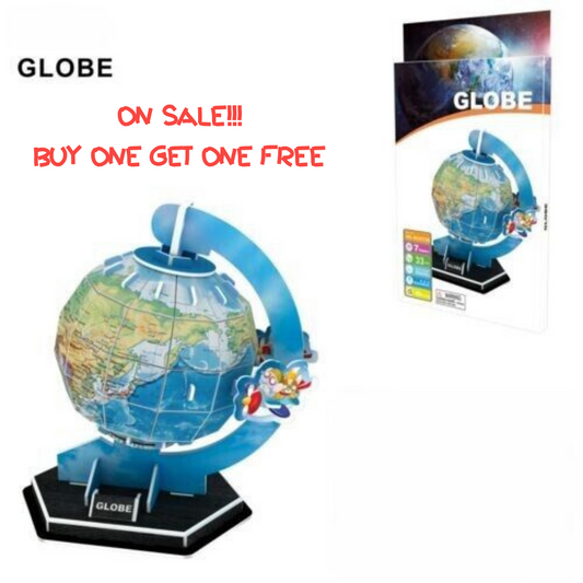 Outer Space Earth Globe 3D Jigsaw Puzzle DIY Model Set Toys Gift 33 PCS