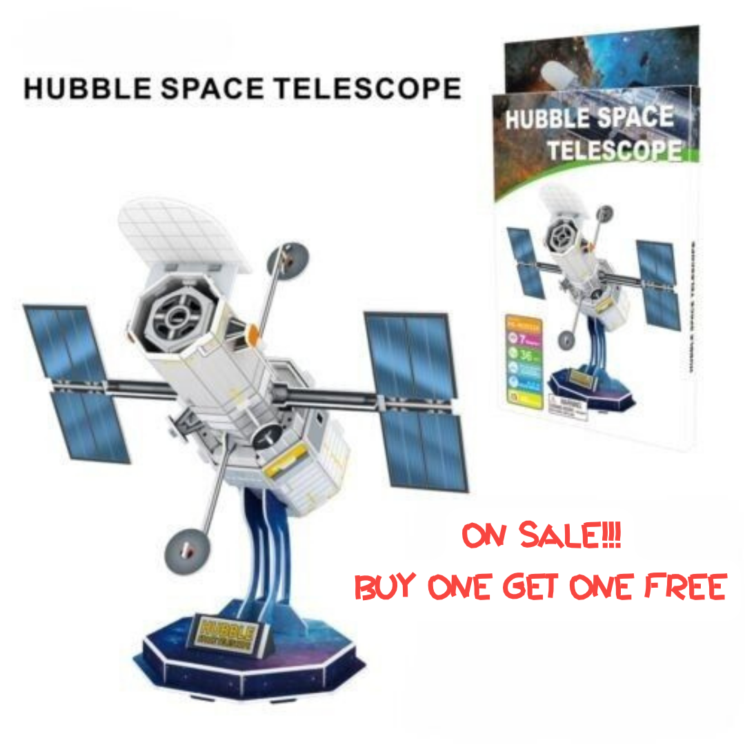 Espacio exterior Telescopio Espacial Hubble Rompecabezas 3D DIY Modelo Set Juguetes 36 PCS