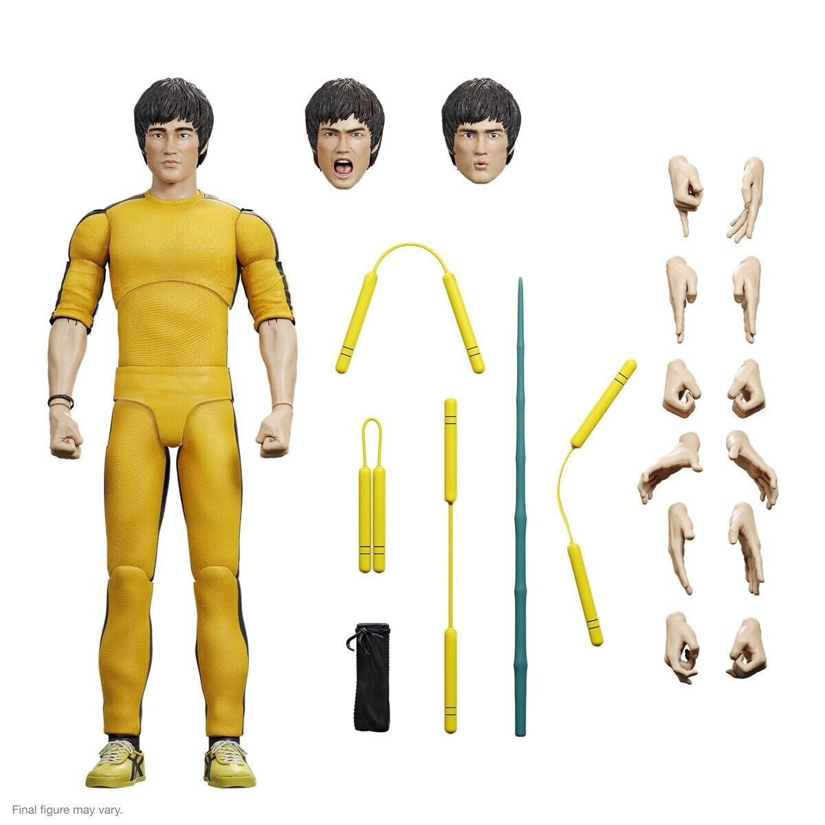 Bruce Lee Game of Deat The Challenger Ultimate Collectible Action Figures Toy 7"