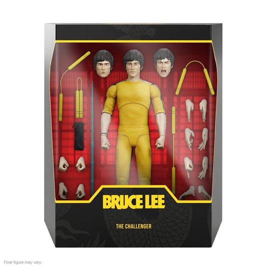 Bruce Lee Game of Deat The Challenger Ultimate Collectible Action Figures Toy 7"