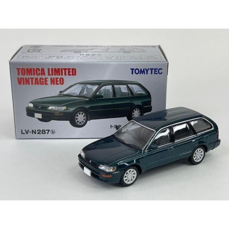 Tomytec Vintage Toyota Corolla Wagon L- Touring JDM Metal Die-cast Car Model 1/64