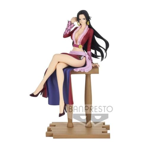 Banpresto One Piece Boa Hancock GRANDLINE JOURNEY Figuras de anime Estatua Juguetes