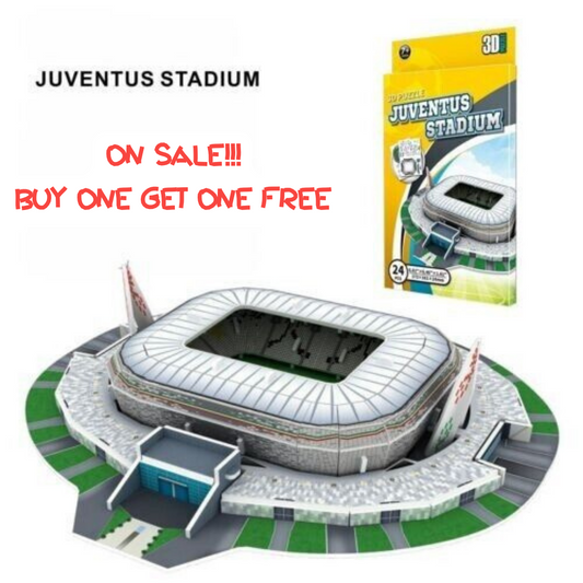Word Famous Building Juventus Football Stadium 3D Jigsaw Puzzle DIY Model 24 PCS