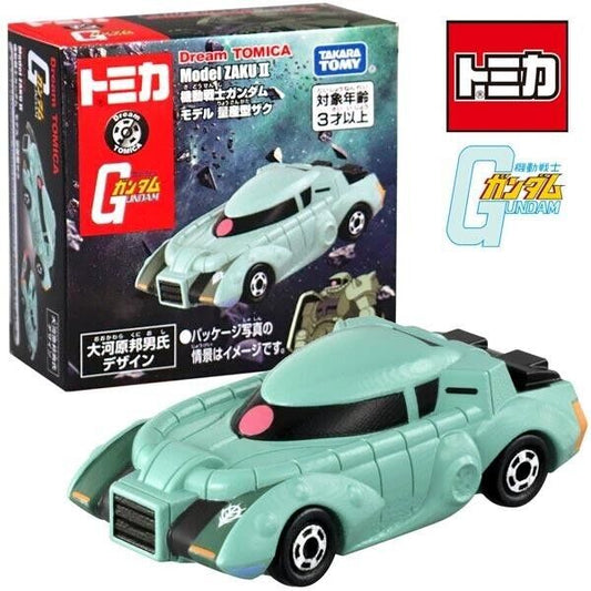 Tomica Mobile Suit Gundam MS-06A Zaku II Model 1:64 Metal Die-cast Car Model Toy