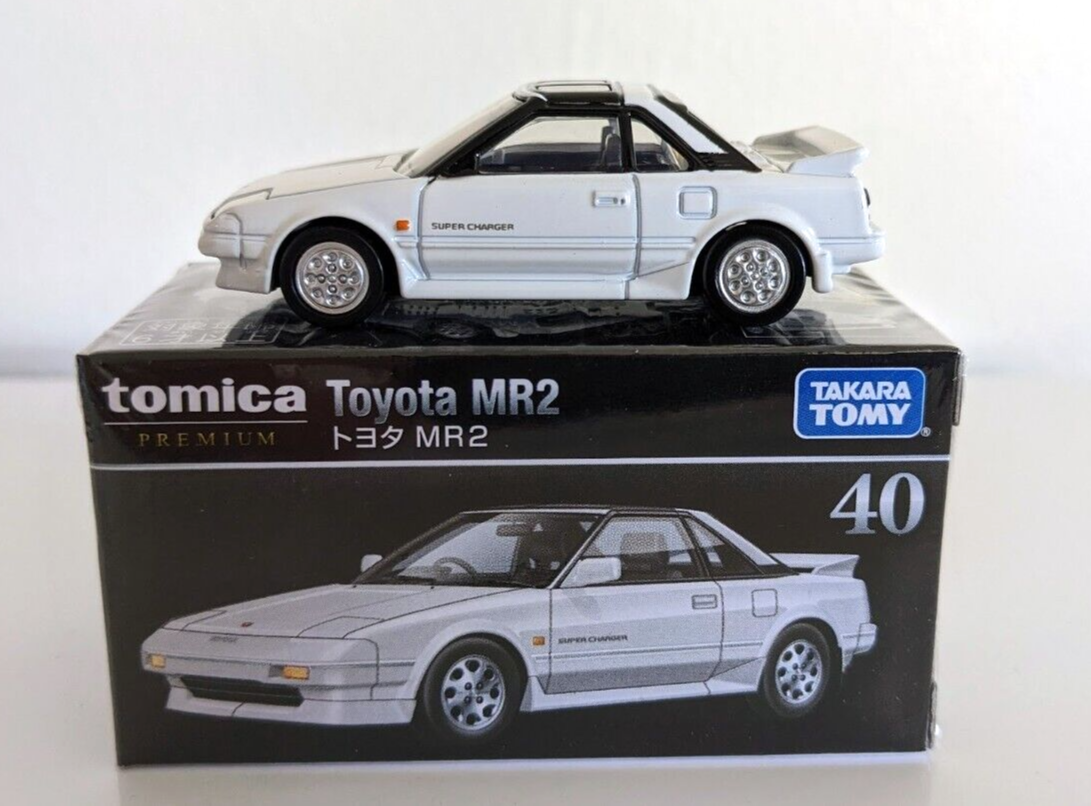 Tomica Premium Toyota MR2 Supercharger MK1 JDM 1/60 Metal fundido a presión juguete de modelo de coche