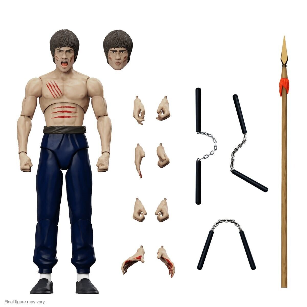 Super 7 Bruce Lee The Fighter Kung Fu Movie Collection Action Figures Toy 7"