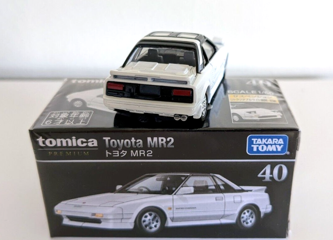 Tomica Premium Toyota MR2 Supercharger MK1 JDM 1/60 Metal fundido a presión juguete de modelo de coche