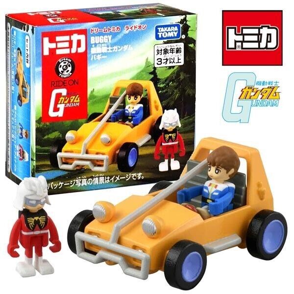 Tomica SP Mobile Suit Gundam Buggy con figura escala 1:64 juguete de modelo de coche fundido a presión