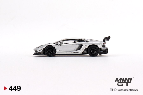 MINI GT LB WORKS Lamborghini Aventador Limited escala 1:64, juguetes de modelo de coche fundido a presión