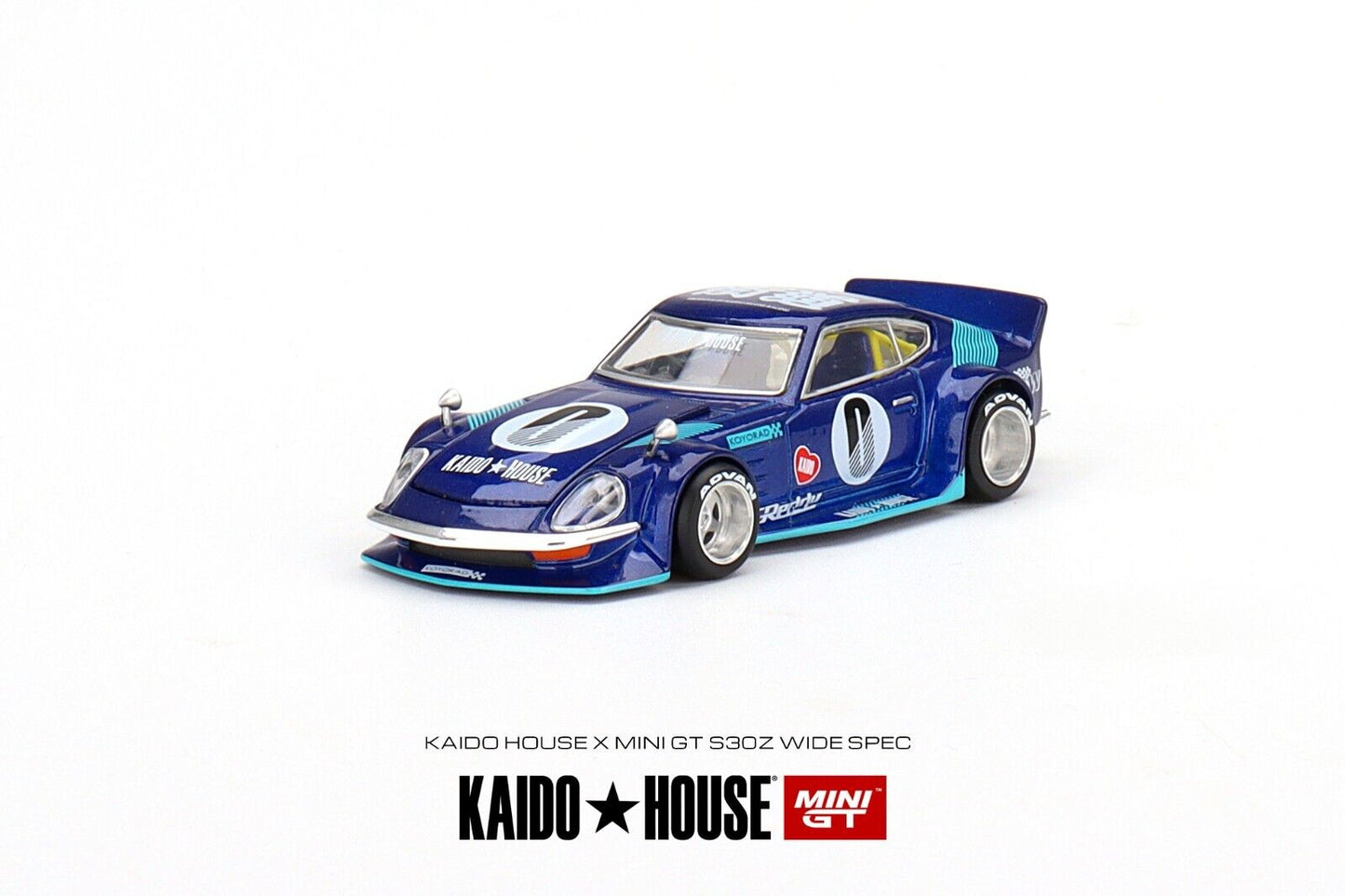 Mini GT KAIDO HOUSE Datsun Fairlady Z Blue S30Z 1:64 Die-cast Car Model Toys